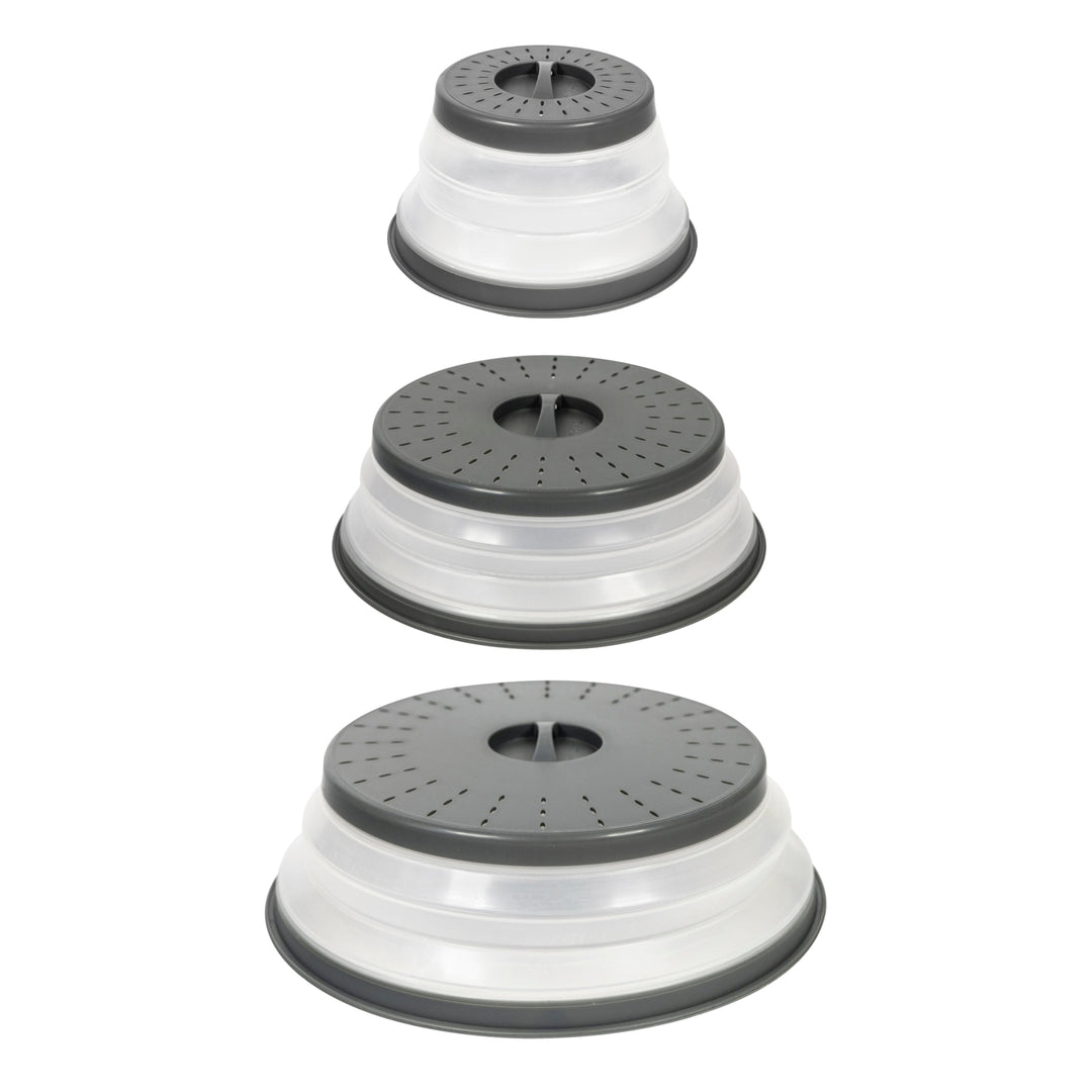 Collapsible Microwave Food Cover - Set of 3