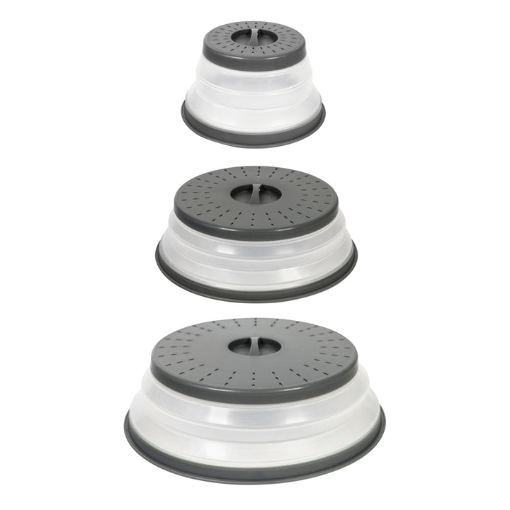 Collapsible Microwave Food Cover - Set of 3