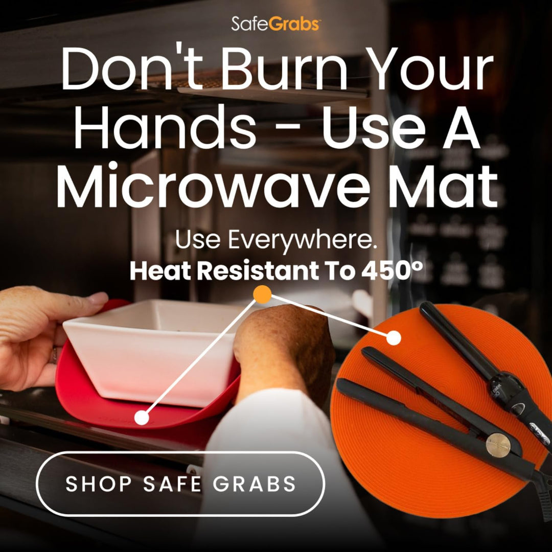 Safe Grabs: Silicone Microwave & Kitchen Mats | As Seen on Shark Tank