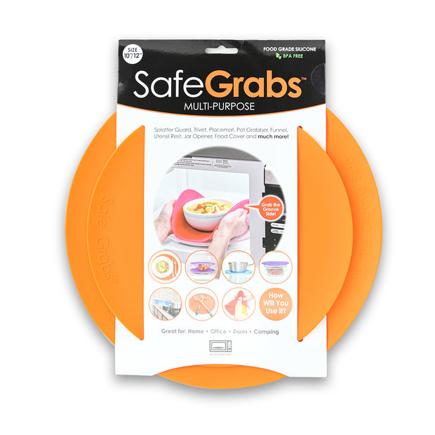 Safe Grabs: Multi-Purpose Silicone Original Microwave Mat as Seen on Shark  Tank